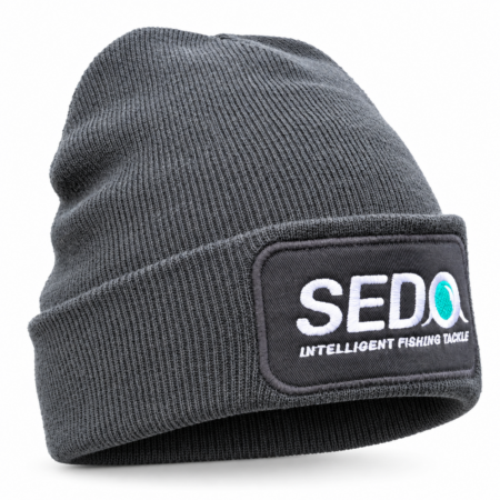 SEDO Fishing Premium Embroidered Knitted Winter Beanie – Black
