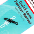 Quick lock twister swivel